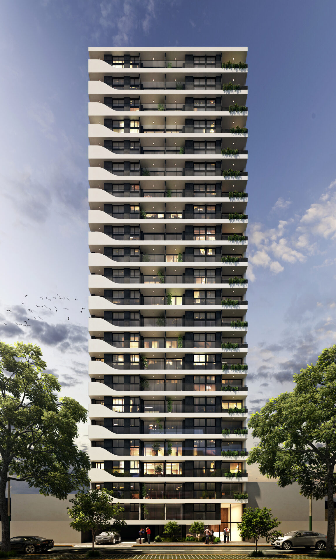 Descubre el equilibrio perfecto entre trabajo, deporte y entretenimiento en Nueva Metrópolis: 23 pisos de arquitectura moderna — 2